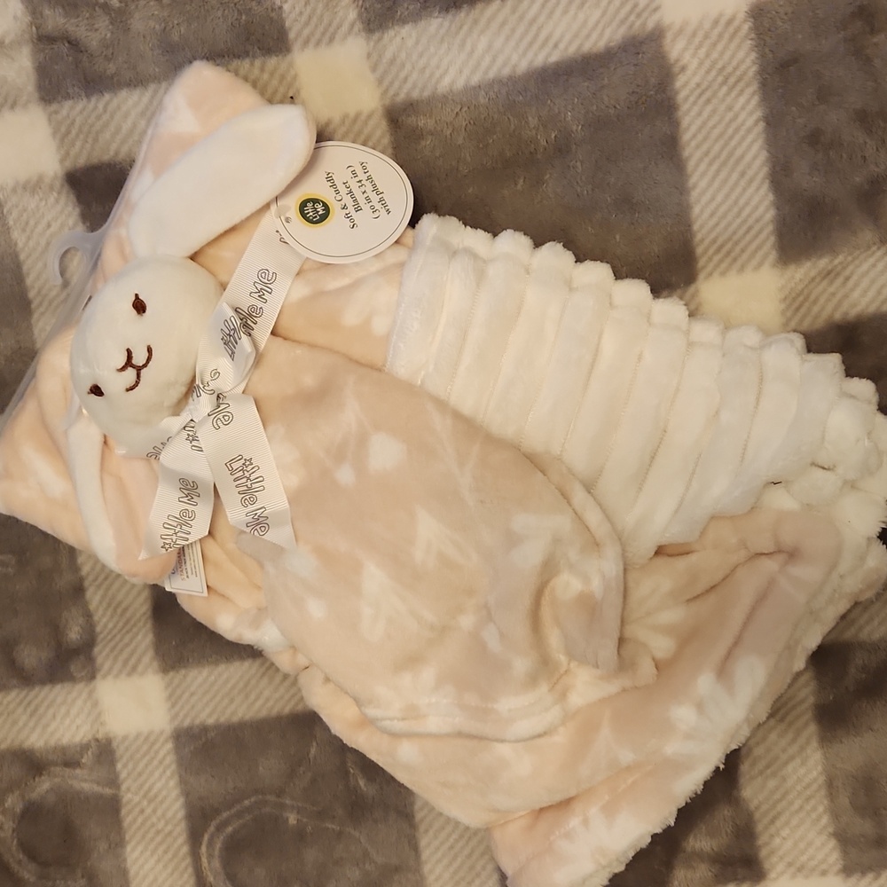 Baby Bunny Blanket and Toy